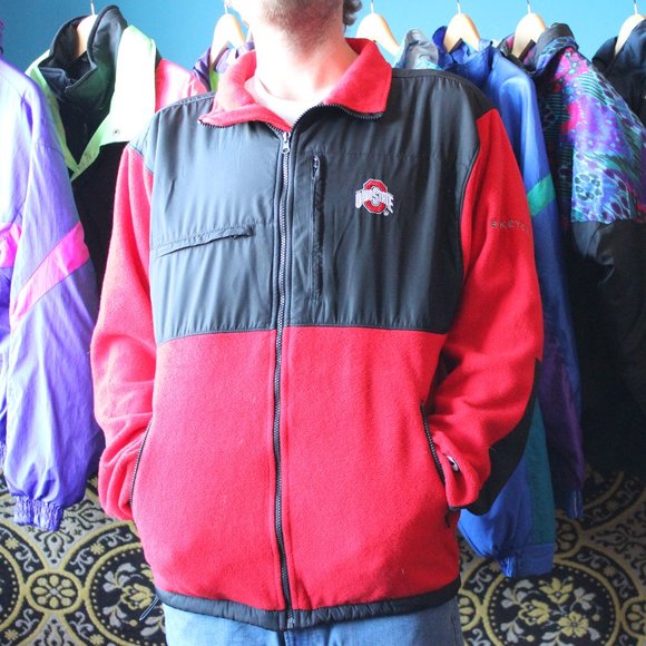 Other - OHIO STATE BUCKEYES Fleece Embroidered Sweater Zip